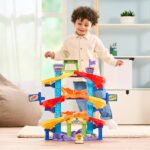 VTech Baby TUT TUT Flitzer Zickzack-Turm – Interaktives Rennbahn-Spielset für Kleinkinder – Bild 2