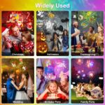 YAZEKY LED Projektionslampe 2-in-1 – Weihnachtsprojektor mit 12 Mustern & Welleneffekt – Bild 3
