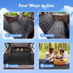 Hopidogie Hundedecke Auto Rückbank 4-in-1 – 100% wasserdicht & kratzfest für PKW, SUV, LKW – Bild 6