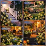Joycome Solar-Feuerwerksleuchten 2er Set mit 160 LEDs – Gartenbeleuchtung für Balkon & Terrasse – Bild 2