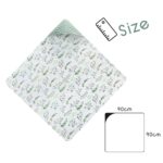 Miracle Baby Einschlagdecke 90x90cm – Reversible Babydecke Baumwolle & Minky für Babyschale – Bild 3
