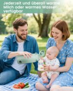 CHUNYEE Tragbarer Baby Flaschenwärmer 500 ml – 100W Schnellaufheizung mit USB-C für unterwegs – Bild 2