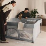 Kinderkraft ZIKI Reise-Laufstall – Faltbares Laufgitter mit Tragetasche für Zuhause & Unterwegs – Bild 6