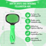 Golden Pets Softbürste mit Luftkissen & Schutznoppen – Sanfte Fellpflege für Hunde & Katzen – Bild 4