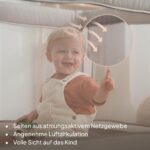 Lionelo Amelie Reisebett mit Matratze – Faltbares Babybett ab Geburt bis 15 kg – Bild 8