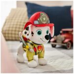 PAW PATROL Fire Rescue Marshall Deluxe Plüschtier 25 cm – Feuerwehr-Abenteuer für Kinder – Bild 2