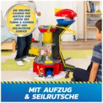 PAW PATROL Mighty Lookout Tower 84cm – Interaktives Hauptquartier mit 4 Figuren & Fahrzeug – Bild 7