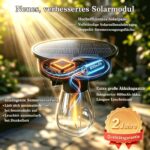 Freekite Geflochtene Rattan Solarlaterne – Wetterfeste Gartendeko mit intelligenter Sensorsteuerung – Bild 3