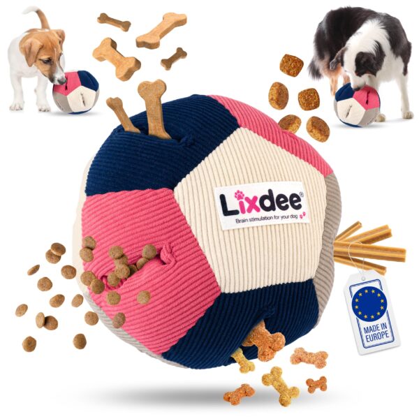 Lixdee Schnüffelball für Hunde – Intelligenzspielzeug mit 4 Schwierigkeitsstufen