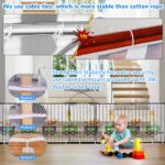 Yiomxhi Kindersicherheitsnetz 300x74 cm – Treppen- & Balkonnetz mit Zellulardesign – Bild 5