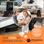 Pfotenkönig Hunderampe 1,80 m – Klappbar mit Anti-Rutsch für alle Autos – Bild 7