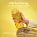 ion8 Kinder Trinkflasche 350ml – Auslaufsicher mit Einhandöffnung für sichere Hydration – Bild 3