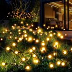PATIOPIA Firefly Solar Gartenleuchten 8er Set – Warmweiss LED Außenbeleuchtung IP65