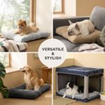 BEDSURE XXL Hundebett 119x74cm mit Cotton-Polyfil – Orthopädische Hundematte waschbar – Bild 5