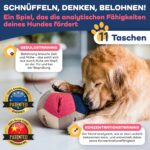 Lixdee Schnüffelball für Hunde – Intelligenzspielzeug mit 4 Schwierigkeitsstufen – Bild 4