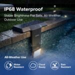 SANSI Solar-Poolleuchte mit Fernbedienung – IP68 RGB Unterwasserlicht, 150° Weitwinkel – Bild 6