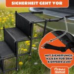 all Pets United Teleskop Hundetreppe klappbar – rutschfeste Auto Einstiegshilfe für Hunde & Katzen – Bild 4