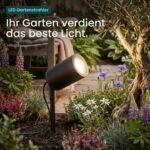 lambado LED Gartenstrahler mit GU10 – IP67 Bodenstrahler warmweiß für Premium Außenbeleuchtung – Bild 2