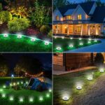 iBaycon Solar Bodenleuchten 12er Set – IP65 Gartenbeleuchtung mit 8 LED & Automatik – Bild 8