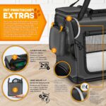 TRESKO Hundebox M 61x42x42cm faltbar mit Leckmatte – Sichere Transportbox für Auto & Zuhause – Bild 3