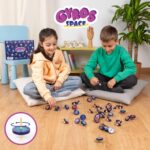 BONNYCO 40er Pack Holzkreisel mit Weltraum-Design – Mitgebsel Kindergeburtstag – Bild 2