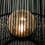 Esotec Solar Windlicht 2er Set Ilona – Gartenbeleuchtung mit Bruchglaskugeln & Polyrattan – Bild 3