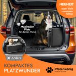 Pfotenkönig Hunderampe 1,80 m – Klappbar mit Anti-Rutsch für alle Autos – Bild 4
