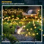 PATIOPIA Firefly Solar Gartenleuchten 8er Set – Warmweiss LED Außenbeleuchtung IP65 – Bild 7