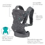 Infantino Flip Advanced 4-in-1 Babytrage – Ergonomisch, 4 Tragepositionen für 3,6-14,5 kg – Bild 5