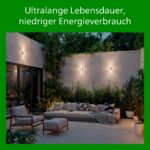 Philips Capricorn LED Aussenwandleuchte 700 lm – Moderne Gartenbeleuchtung IP44 Anthrazit – Bild 4