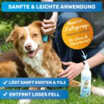 BluePet Entfilzungsspray & Entfilzungskamm – Professionelle Fellpflege für Hunde & Katzen – Bild 3