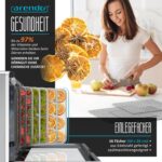 Arendo Edelstahl-Dörrautomat 16 Ebenen 1000W – Profi-Dörrgerät mit Touch-Control – Bild 5