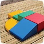 IGLU SOFT PLAY Corner Climber 5-teilig – Kletterblöcke für motorische Entwicklung – Bild 8