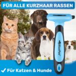 BluePet Unterwollbürste Grösse L – Effektive Fellpflege für Hunde & Katzen – Bild 3