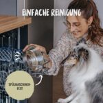 Rudelkönig Hundenapf 2er Set Edelstahl – 1.750 ml Futter- & Wassernapf für grosse Hunde – Bild 5