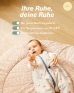 molis & co Baby-Schlafsack mit Füssen 80 cm – TOG 1 Baumwolle für Frühling & Herbst – Bild 5