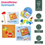 CUBIDI Hammerspiel ab 3 Jahren – Motorik-Spielzeug mit Holzhammer & Korkplatte – Bild 6