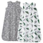 Unnivoll Babyschlafsack 2,0 Tog 78cm (6–12 Monate) – 2er Pack Winterschlafsack für Neugeborene