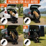 all Pets United Teleskop Hundetreppe klappbar – rutschfeste Auto Einstiegshilfe für Hunde & Katzen – Bild 9