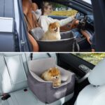 LE SURE Hundesitz Auto wasserdicht 54.5x49.5 cm – Sicherer Autositz für kleine & mittlere Hunde – Bild 6