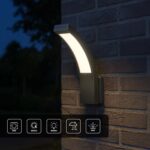 Miratic LED-Wandleuchte mit PIR-Bewegungsmelder – 800 lm Warmweiss IP54 Aussenschutz – Bild 3