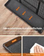 Feandrea Haustierkäfig XL 107x70x75 cm – Transportbox für grosse Tiere bis 42 kg – Bild 8