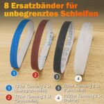 AUSTEIN® TG2002 Elektrischer Bandmesserschärfer – Profi-Messerschleifer mit 4 Schleifabstufungen – Bild 2