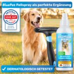 BluePet Fellentwirrer mit Doppelreihen-Pins – Profi-Striegel für Langhaar Hunde & Katzen – Bild 5
