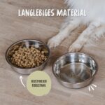 Rudelkönig Hundenapf 2er Set Edelstahl – 1.750 ml Futter- & Wassernapf für grosse Hunde – Bild 6