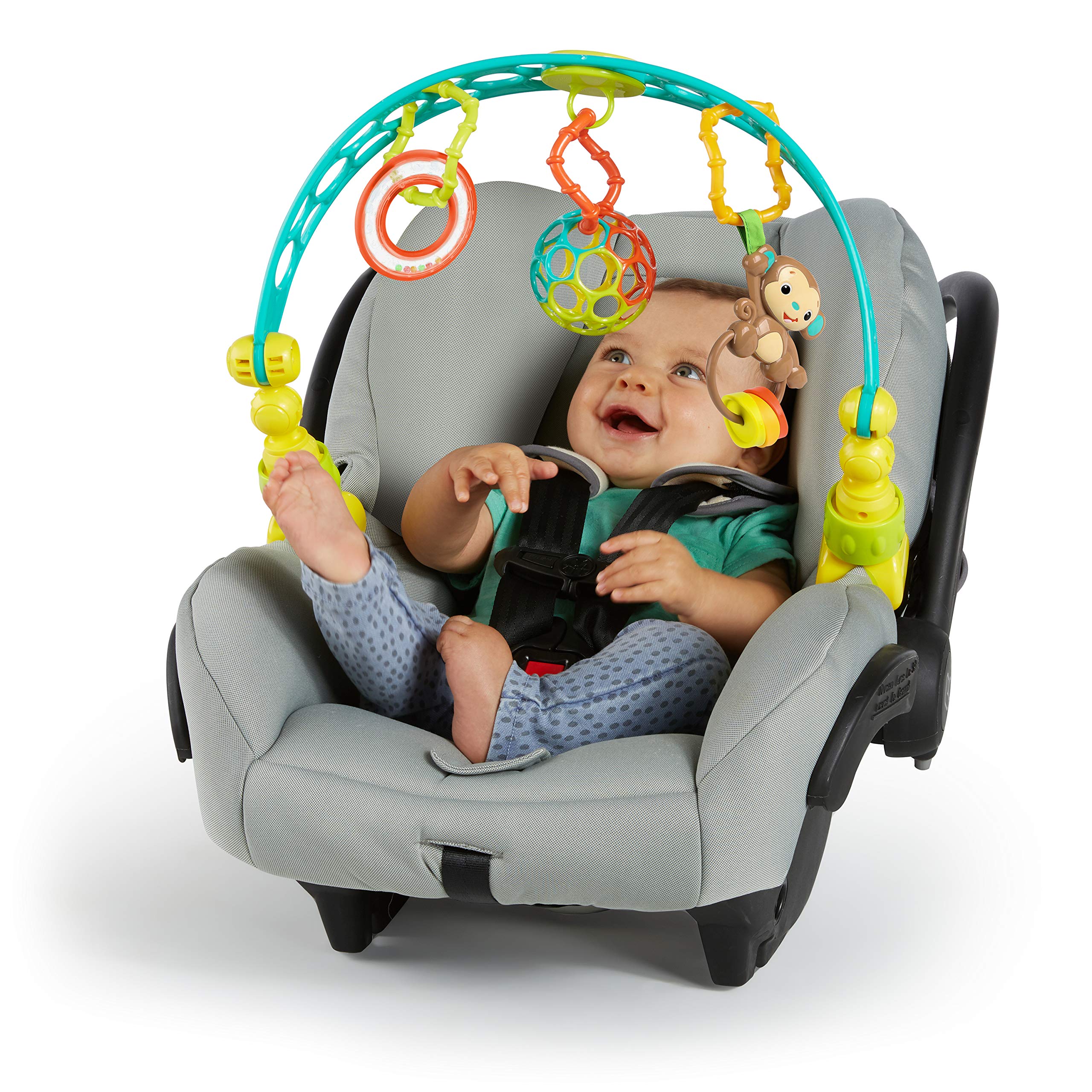 Bright Starts Flex 'n Go Spielbogen – Aktivitätsbügel für Kinderwagen & Babytragen