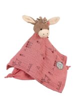 Sterntaler Schmusetuch L Esel Emmily – Weiches Kuscheltuch für Babys in Hellrot – Bild 3