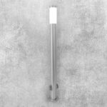 Grafner Edelstahl Wegeleuchte 110 cm mit 2 Steckdosen – Gartenleuchte mit E27-Fassung – Bild 6
