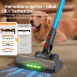 ElecKeys Akku Staubsauger Kabellos 50 kPa/600W – Anti-Tangle-Bürste & 70Min Laufzeit – Bild 7