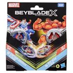 Beyblade X Marvel Collab – Captain America vs. Red Hulk Multipack mit 2 Kreiseln & Startern – Bild 2